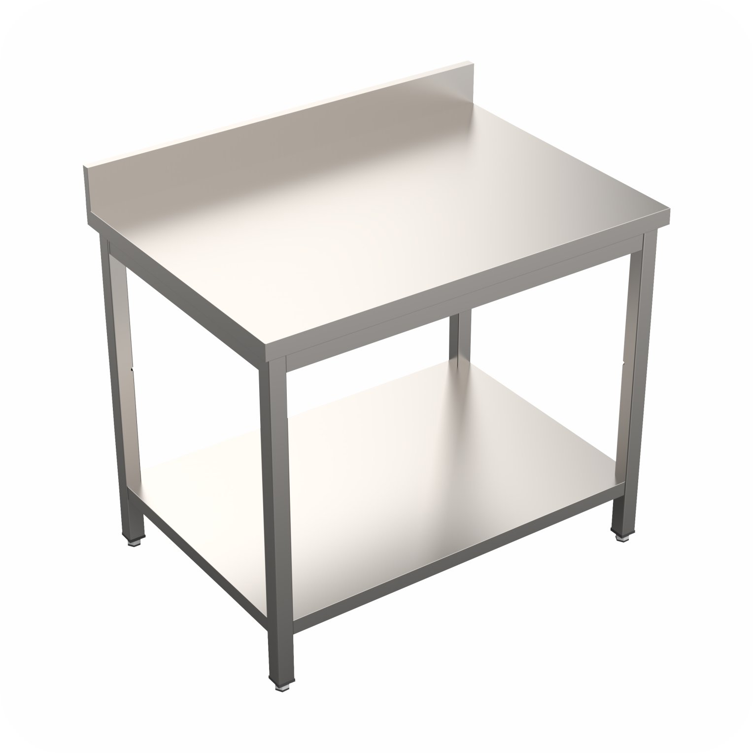 Werktafel 150x70x85 Met Rand, Demontabel WTF-1507085-SA