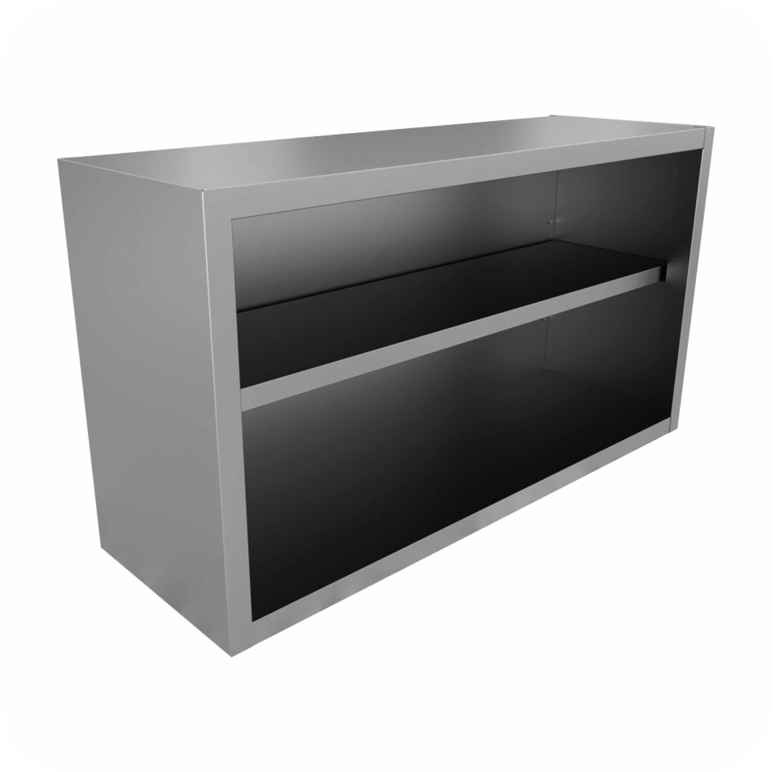 120x40x(H)80 Wandkast Open WA-1204080